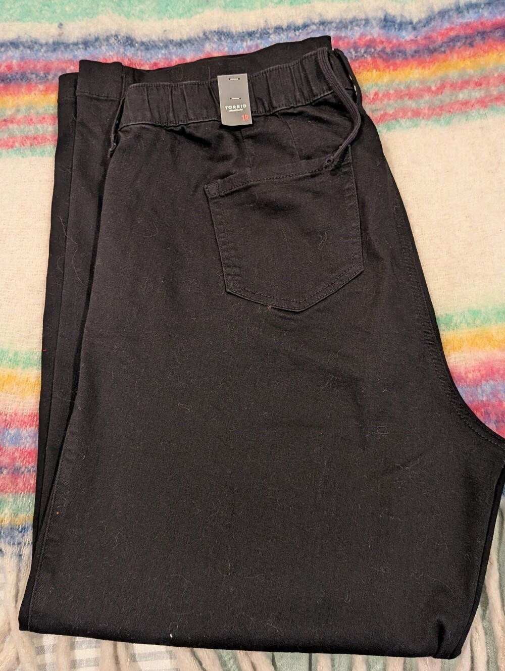 Torrid Black Stretch Pants - Classic Black - 1R